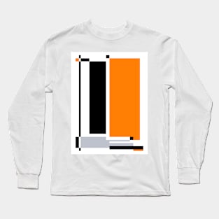 Orange Abstract #01 Long Sleeve T-Shirt